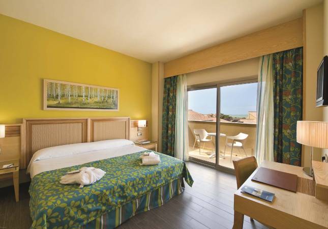 Espaciosas habitaciones en Elba Costa Ballena Beach Golf & Thalasso Hotel. La mayor comodidad con los mejores precios de Cadiz
